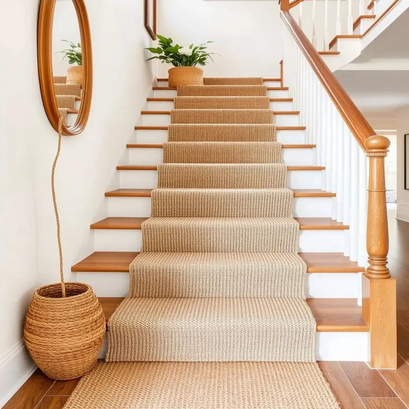 Staircases sisal carpets
